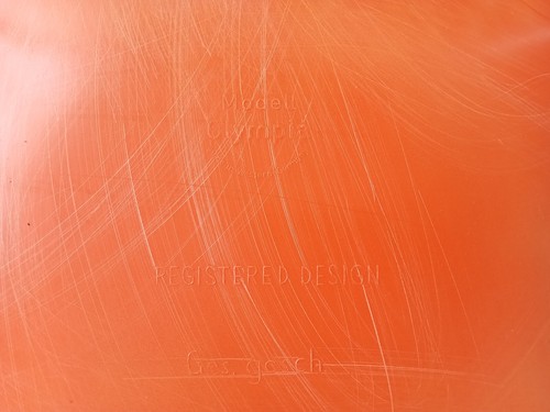 Vintage Stuhl Stapelstuhl Designer Chrom 70s chair Space Age orange Olympia - Imagen 13 de 15