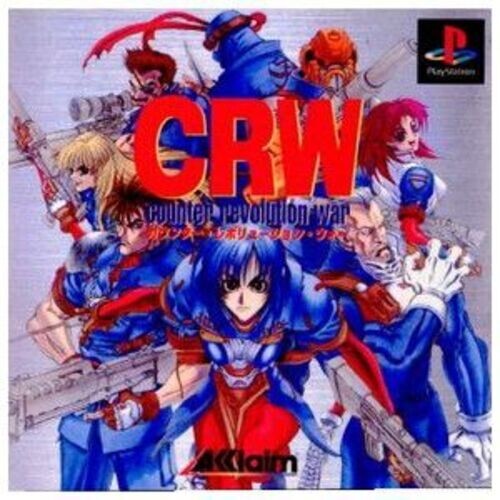 PS1 CRW Counter Revolution War PlayStation 1 Japanese Game Soft Tested Working
