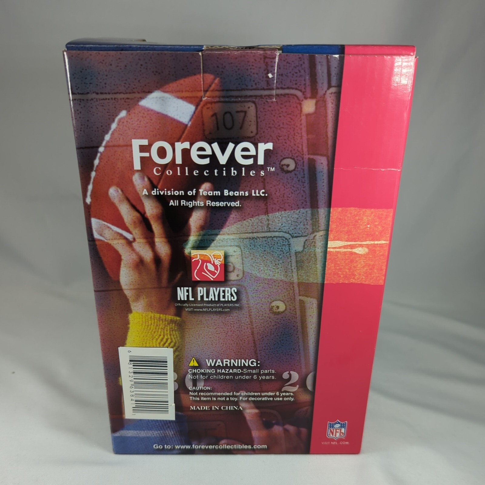 Ray Lewis Baltimore Ravens Legends of the Field 2007 Bobblehead Forever FOCO - Picture 8 of 8