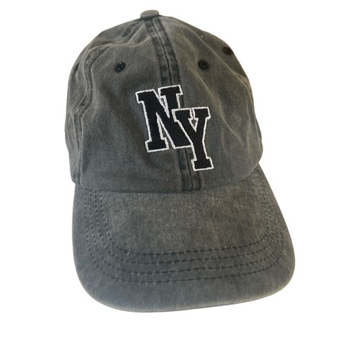 New York Baumwolle Snapback Outdoor Papa Hüte grau Cap - Bild 1 von 10