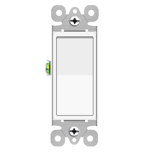 Decorator Wall Light Switch 15A 120/277V Single Pole On/Off Rocker Paddle 30Pack - Picture 10 of 12