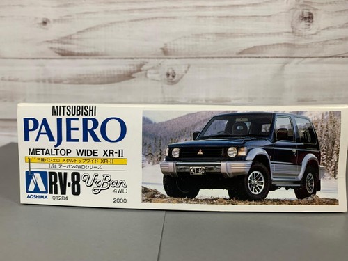 Modellino vintage Aoshima Pajero top in metallo largo XR-II scala 1/24 dal Giappone - Foto 4 di 6