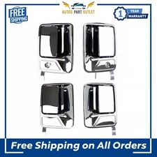 New Front Rear Outside Exterior Door Handle Set of 4 For 1999-2016 Ford F250