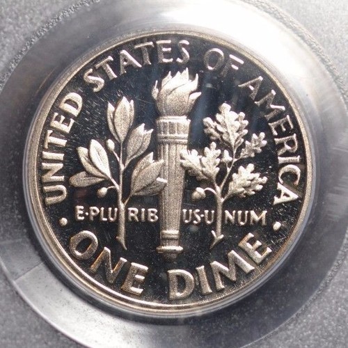 Moneda de diez centavos Roosevelt 1986-S/PR-69/DCAM/PCGS 72611587/buen contraste y espejos - Imagen 2 de 9