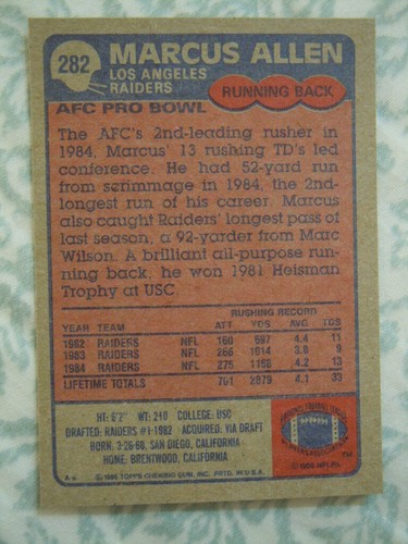 1985 Topps NFL Football Cards Singles Rookies Copyright A B C D, Buy 4+ Save 20% - Picture 351 of 464