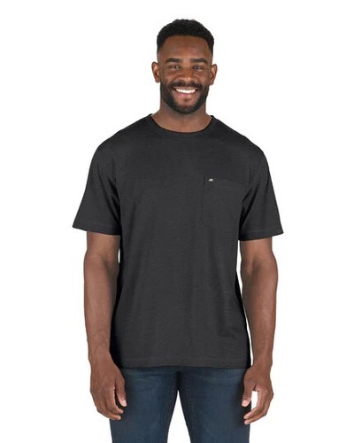 Berne Lightweight Performance Short Sleeve Pocket T-Shirt Berne BSM38 Black Hea - Picture 1 of 2