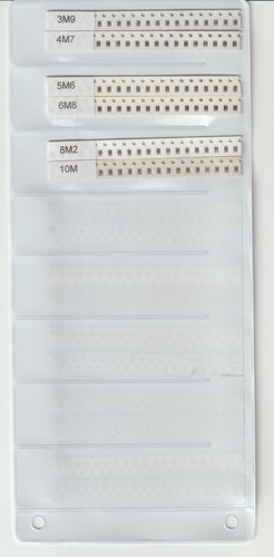 [1720 Stück] 0805 SMD KIT WIDERSTAND 0R-10M E-12 SERIE 86 WERTE x 20 Stück - Bild 6 von 6