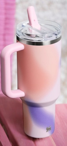 Stanley ROSE PETAL MOTION 40oz Quencher New Frequency NIB - IN HAND - Picture 2 of 4