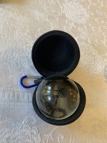 Merry Nine 3 in. Clear Crystal Ball Orb For Photography with Accessories & Box - Picture 11 of 11