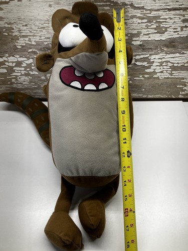 Regular Show Jumbo Rigby Plüschtier 18"" 2014 seltene Cartoon Netzwerk Spielzeugfabrik - Bild 23 von 24