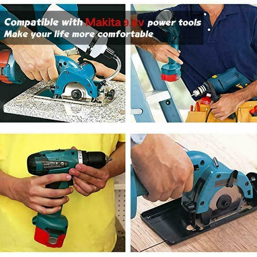 2X 3500mAh Akku für Makita PA09 Ersatz Akku 9,6V 9120 9122 9134 9135 6261D 6207D - Bild 3 von 14