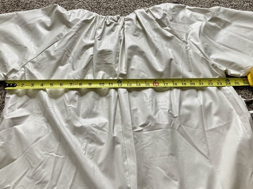 Lotus Eaters Baccarat White Shirt Polyurethane Leather Size Small Unique Fun - Picture 18 of 18