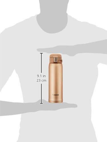Zojirushi Lightweight Stainless Steel Mug 480mL Matt Gold SM-SD48 Japan - Picture 4 of 5
