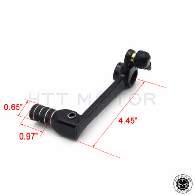Black Foldable Gear Shift Levers Pedal For Kawasaki ZX-12R