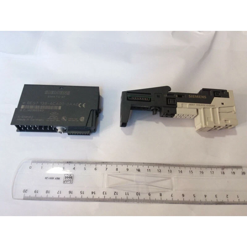 Siemens 6ES7138-4CA00-0AA0 With 6ES7193-4CE10-0AA0 Memory Module Simatic S7 - Image 2 of 4