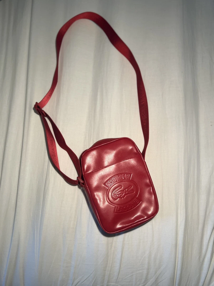 Lacoste x supreme shoulder best sale bag