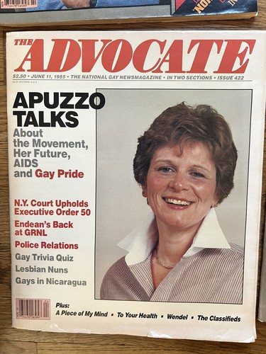 The Advocate National Gay News Magazine 1985 LOT OF 4 - Picture 5 of 5