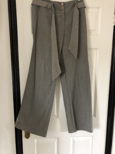 linen wide leg trousers from Coast Immaculate Sz 12