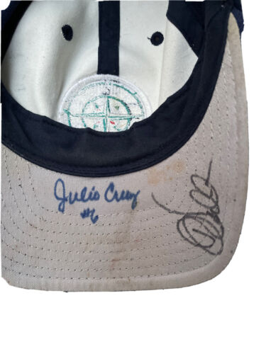 vintage American needle seattle mariners hat signed by julo cruz - Picture 3 of 4