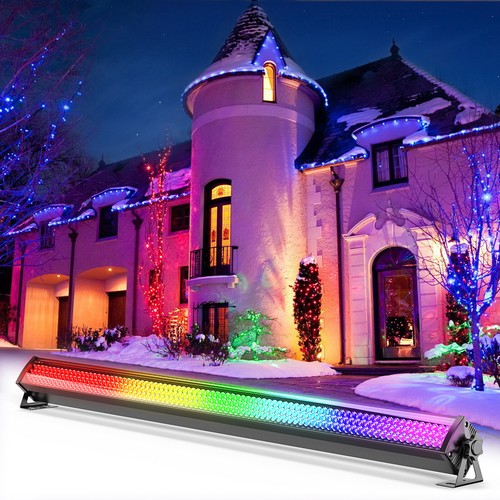U`King RGB LED Stage Wall Wash Light Bar DMX Strobe Effect DJ Party Beam Light - Picture 2 of 14