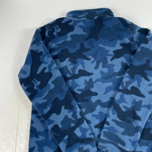 Columbia Jacket Youth XL 18-20 Blue Camouflage Fleece Full Zip Hiking Outdoors - Picture 12 of 15