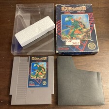 Commando (Nintendo NES, 1986) 5-Screw w Hangtab - Tested - Authentic