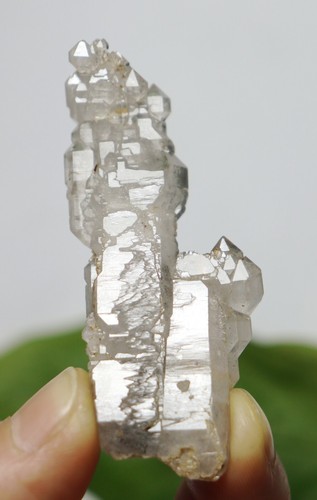 21,8g einzigartige natürliche Skelett Elestial Quartz Kristall Doppelend Probe - Bild 6 von 11