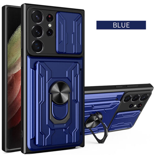 For Samsung S25 S24 S23 S22 S21 Ultra A15 A55 54 Case Heavy Duty Card Slot Cover - Picture 11 of 16