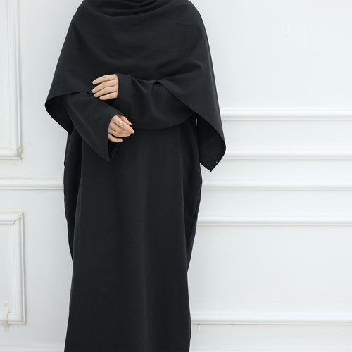 2Pcs Sets Abaya Women Muslim Kaftan Long Dress Maxi Robe Dubai Evening Gown Arab - Picture 22 of 24