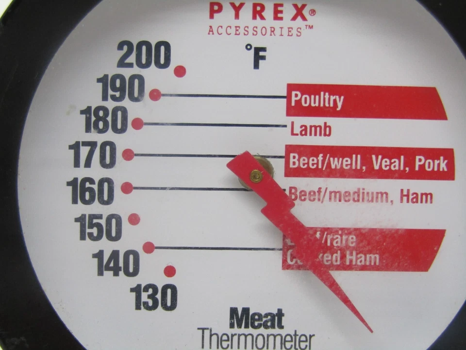 Accesorios PYREX Esfera Grande Lectura Instantánea Termómetro Carne Foto 4 de 4