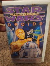 Star Wars Animated Classics Droids The Pirates and the Prince VHS 1997 Clamshell