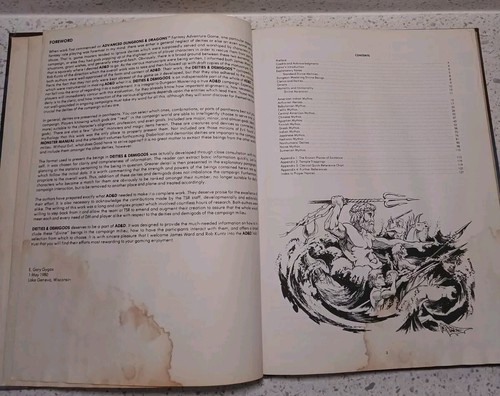 1980 TSR presenta divinità e semidei Cyclopedia Advanced D&D 2013 0-935696-22-9 - Foto 15 di 18