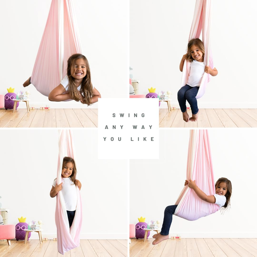 Double Layer Kids Sensory Swing Indoor & Outdoor | Therapy Swing | Sensory Swing - Picture 5 of 12