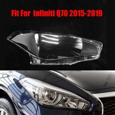 Headlight Headlamp Lens Cover Right Side Fit For Infiniti Q70 2015-2019 1Pcs