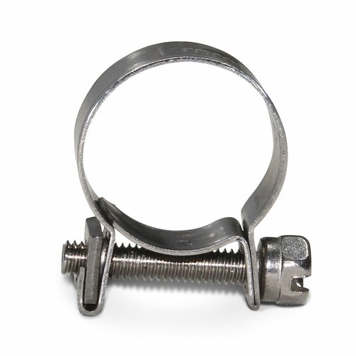 Mini Hose Clips 304 Stainless Steel Pipe Fuel Clamps Petrol Diesel Line - Picture 9 of 10