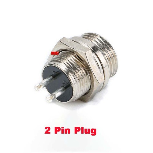 GX12 Aviation Plugs Socket 2~6 Pin 12mm Metal Male Female Panel Cable Connector - Picture 22 of 31