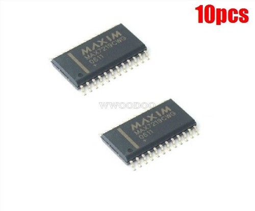 10 pièces Maxim MAX7219CWG SOP-24 écran led pilote haut