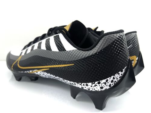 NIKE VAPOR EDGE SPEED 360 SOCCER CLEATS BLACK GOLD WHITE DQ5110 002 sz 12 - Picture 9 of 10