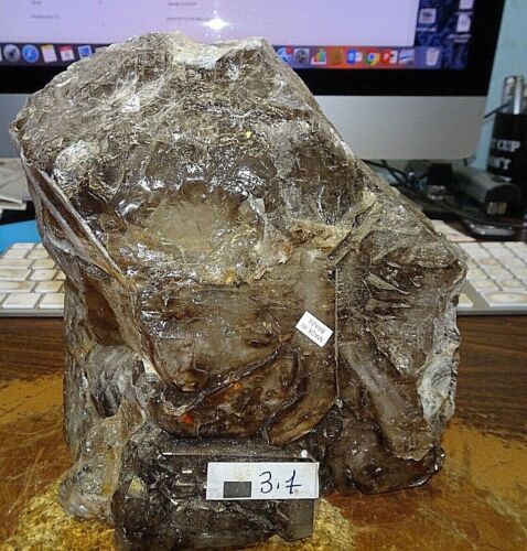 RIESIGE ALLIGATOR QUARZ KRISTALL CLUSTER GEODE AUS BRASILIEN KATHEDRALE LAMPE LICHT