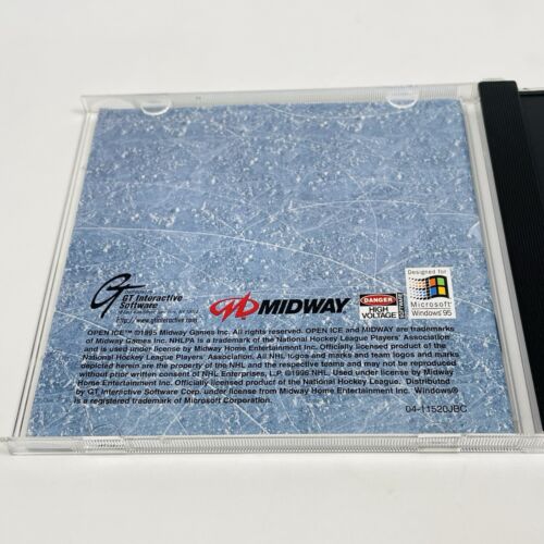 NHL Open Ice 2 on 2 Challenge 1995 PC CD-ROM Very Rare Software Video Game - Picture 14 of 15