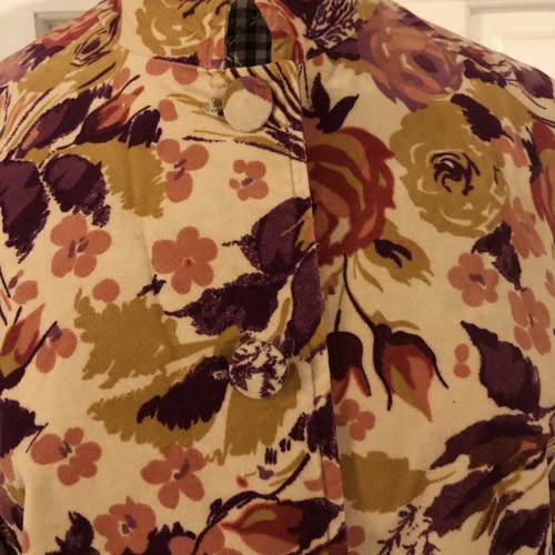 Vintage?Mac & Jack  Women’s 8 Multicolor 90s Y2K Long Velvet Velour Asian Jacket - Picture 6 of 8