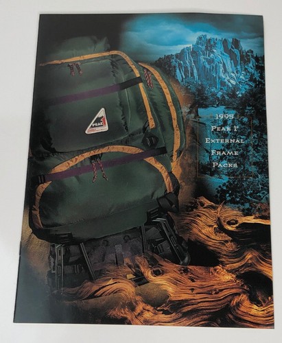 1995 Peak Coleman External Frame Packs Prospekt - Bild 1 von 3
