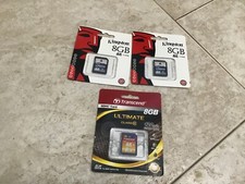 2 Kingston 8GB MicroSDHC MicroSD SDHC SD Class 4 Flash TF Memory Card 8 GB