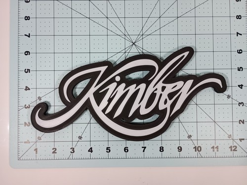 Kimber Firearms Logo Sign 3d Printed Wall Decor - Picture 3 of 3