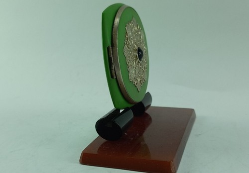 Maquillaje Vintage Compacto Con Espejo Powderpuff Raro URSS Riga Letonia - Imagen 5 de 21