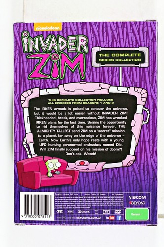 Invader Zim | Complete Animation/Anime Series 1-4 New Unsealed (DVD 2003) - Picture 2 of 10