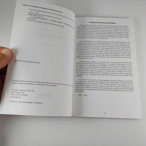 X-Ray And Image Analysis In Electron Microscopy 2nd Ed John Friel 2004 Illus PB - 第 8/12 張圖片