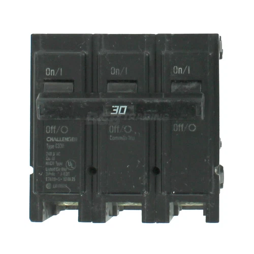 Cutler-Hammer C330 30A 240V Plug-In 3-Pole Circuit Breaker