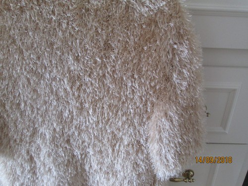 mujer Shimmer mano chaqueta Cardiote suave suave a hecho 14 Bolero para pestañas Bnwt Beige punto PfnxxH