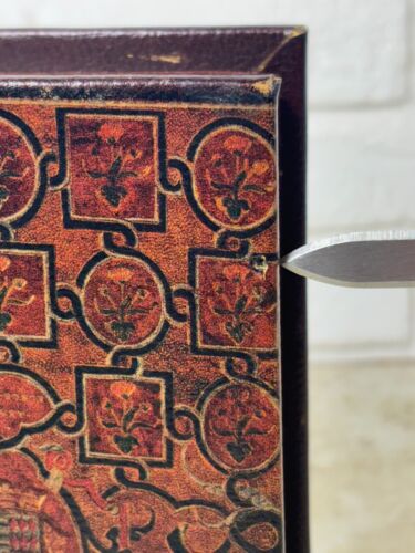 Vintage klassische Buchform Lederimitat Buchbox versteckte Aufbewahrung Wohndeko alte Welt - Bild 6 von 18